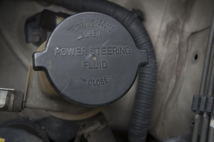 power steering bottle fluid car automobile