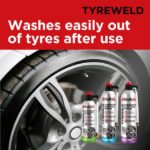 washes out easily with tyreweld