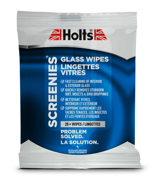 Holts Glass Wipes Lingettes Vitres