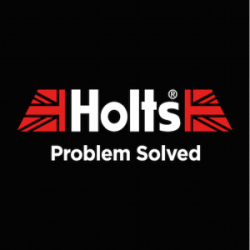 Holts Logo with a black background