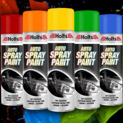 Holts Auto Spray Paint in 5 different colours