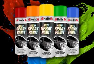 Holts Auto Spray Paint in 5 different colours