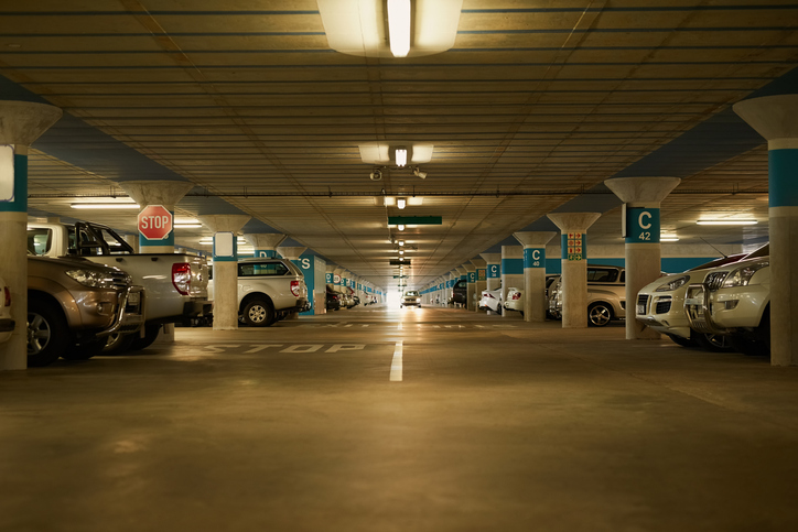 cars parked in safe garage