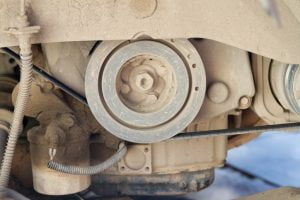 image of auto crankshaft pulley