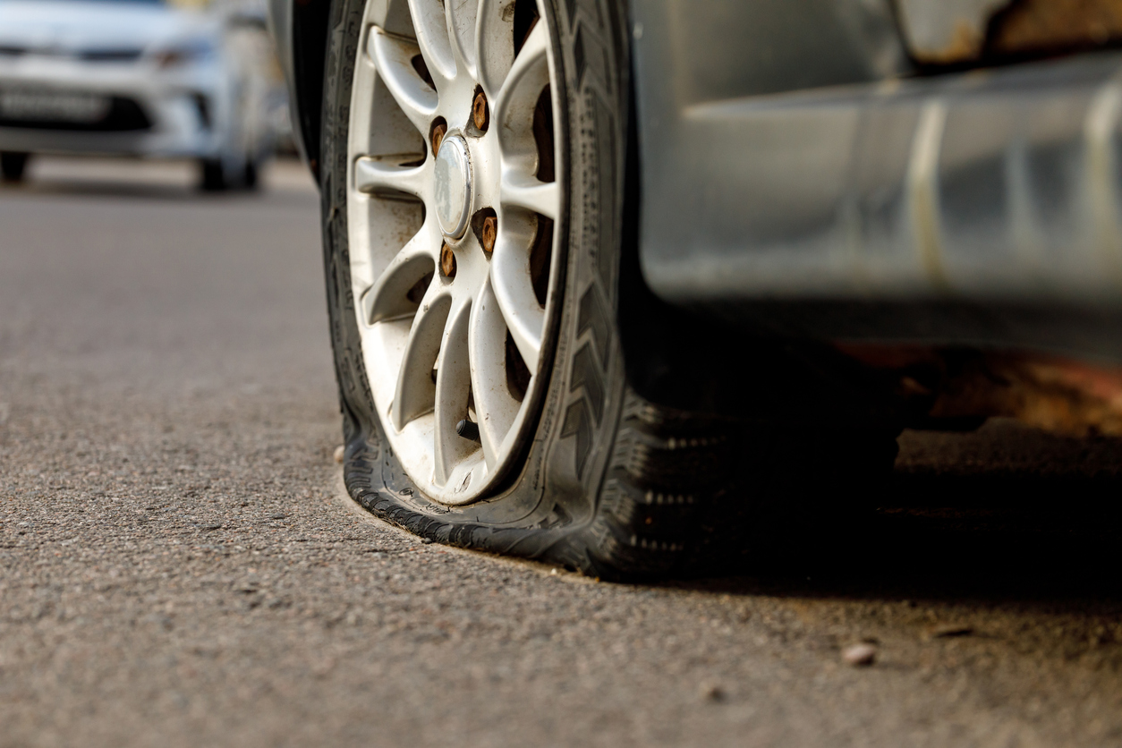 How to Fix a Punctured Car Tire