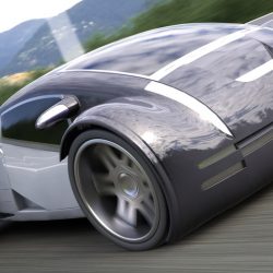 Futuristic Sports Car