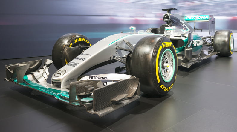 Lewis Hamilton's car
