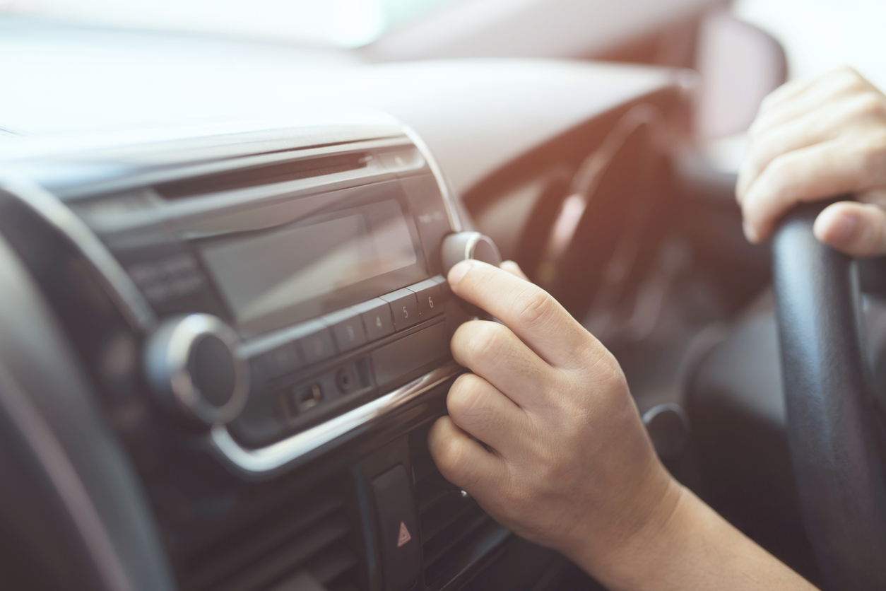 Driver Adjusting Radio
