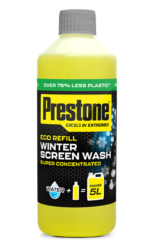 winter eco refill screen wash from prestone