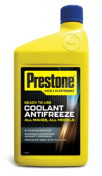 Ready to use antifreeze coolant prestone 1 litre