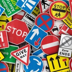 Many British traffic signs