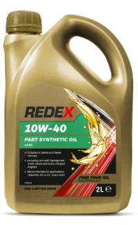 Redex 10W-40 Part Synthetic Oil