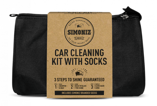 simoniz car cleaning kit with socks