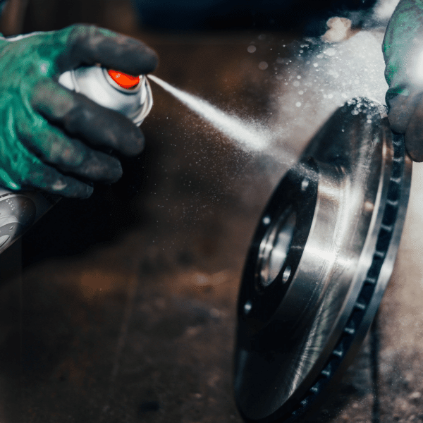 Brake & Parts Cleaner - In Use