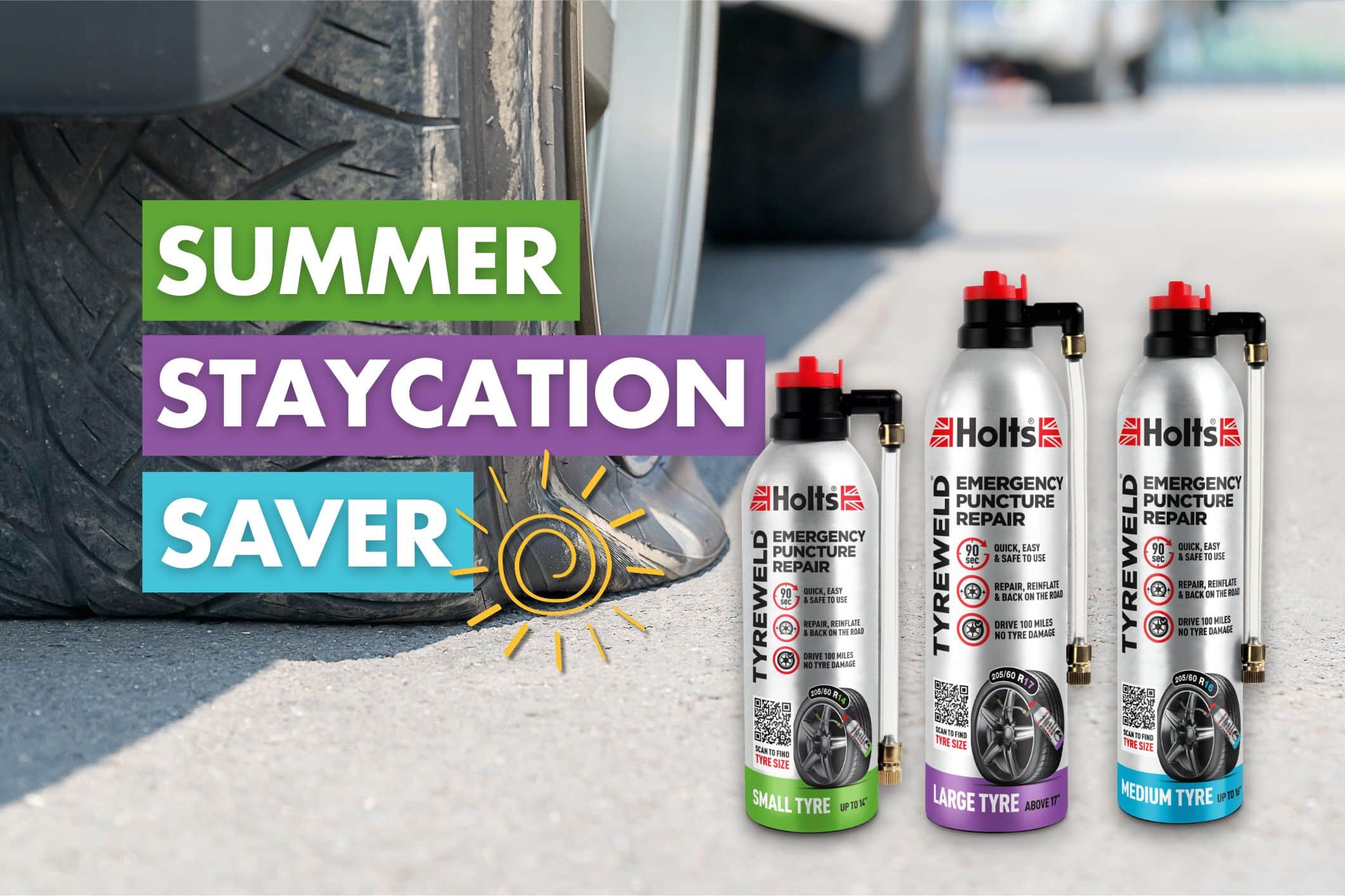 Tyreweld Summer Staycation Saver Puncture Kit