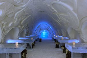 Dining room in the SnowCastle