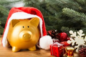 Piggybank Christmas for your big buy gifts