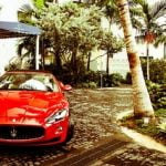 Red Sports Car Miami