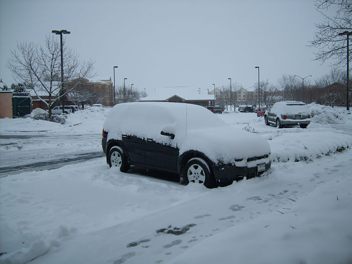 Snowed Over Car